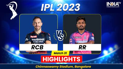 rcb vs rr|rcb vs rr match live.